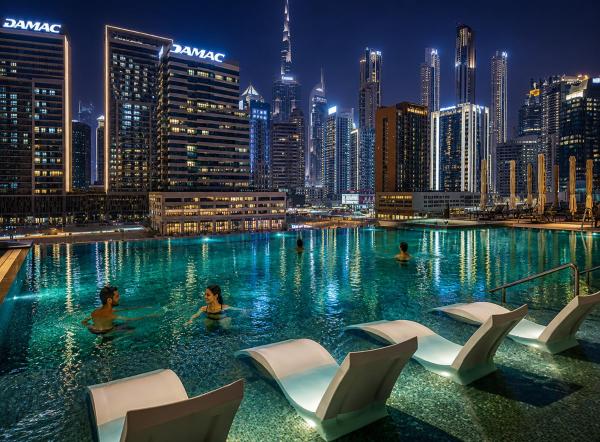 Na fotografii je vidět objekt HAVN - Studio Unit in 15 Northside, Business Bay nacházející se ve městě Dubaj.