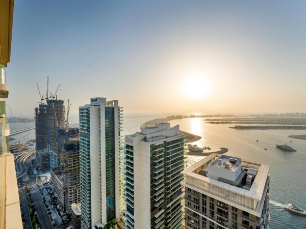 A la foto es mostra l'objecte Cozy One Bedroom on the Beach in Dubai Harbour - Prestige Retreats situat a la ciutat de Dubai.