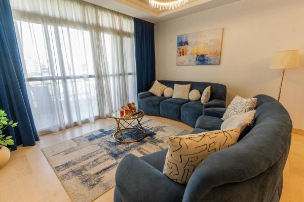 A la foto es mostra l'objecte Cairo Festival City, Premium 2BR Apartment- Garden View situat a la ciutat de El Caire.