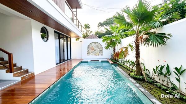 Luxury 3br Tropical Villa Private Pool Bathtub Canggu - Canggu