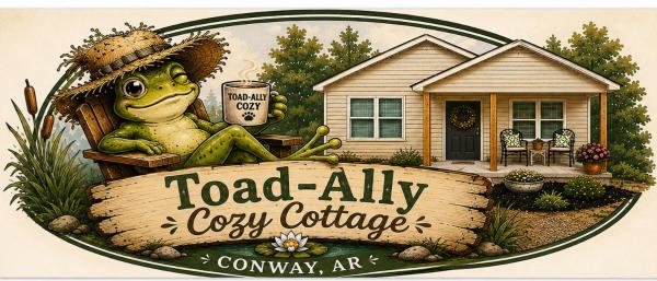 Toad-ally Cozy Cottage - Conway Getaway - Conway, AR