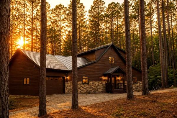 Luxury Trailside Cabin With Hot Tub Near Glover River In Broken Bow, Oklahoma - Oklahoma