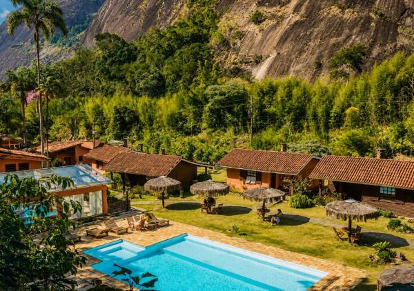 På billedet ses objektet Kastel Pedra Bonita beliggende i byen Petrópolis.