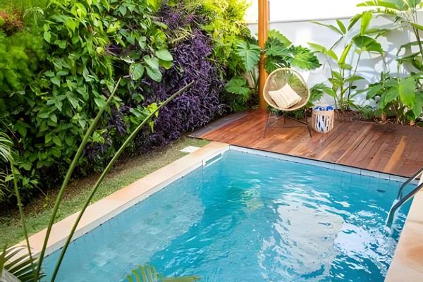På billedet ses objektet Refugio de Luxo com Piscina e Jacuzzi em Pipa beliggende i byen Pipa.