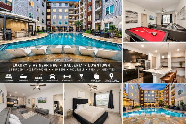 Luxury 2br 2ba Nrg Stadium World Cup Ready King Be - Bellaire, TX
