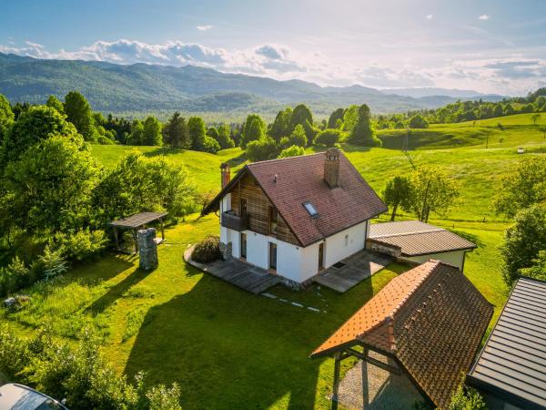 Unique Private Chalet With Panoramic View Ravnik - Idrija