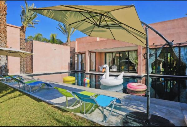 En la foto se muestra el objeto Luxury Marrakech Villa marrakech pool,staff,brekfast included ubicado en la ciudad de Marrakech.