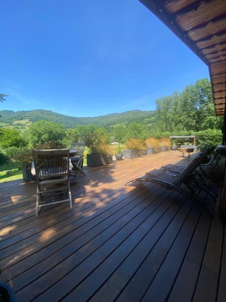 Chambre Privative, Terrasse & Vue Montagne - Chalet Bella Rosa - Saint-Girons