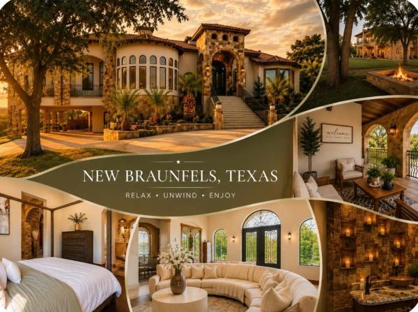 5 Star Grand Estate In Lone Star Forest Hideaway - New Braunfels, TX