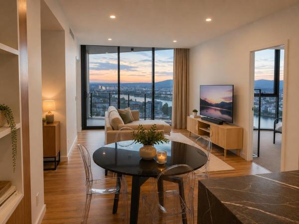 Luna On The River - Riverview 3 Bed Apt @Southbank - Apartment - Milton