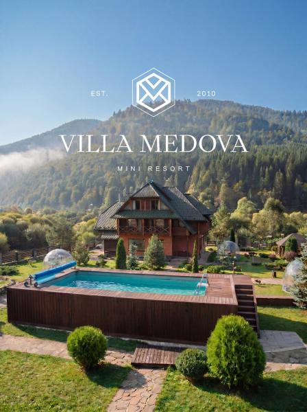 Na zdjęciu widoczny jest obiekt Вілла Медова położony w mieście Golovetsk.