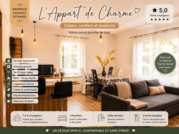 Appart De Charme A 2 Pas Du Centre De Montbrison - Montbrison