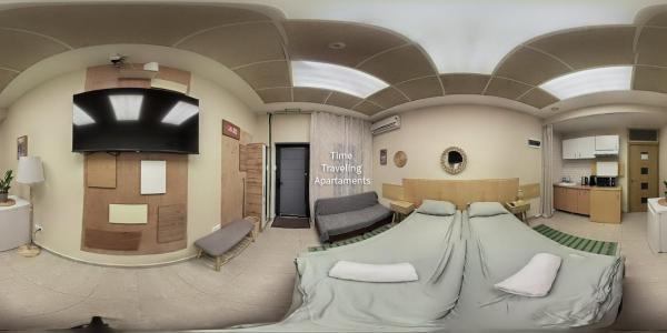 Nella foto è visibile l'oggetto Time Traveling Apartment Sofia Mladost District situato nella città di Sofia.