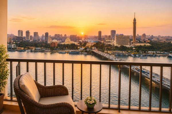 A la foto es mostra l'objecte Garden City Hotel Nile House situat a la ciutat de El Caire.