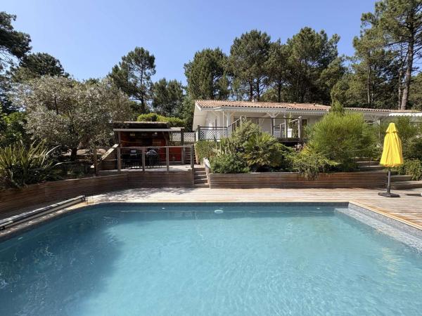 Superbe Villa Avec Piscine Chauffée Entre Bassin Et Océan - Fr-1-736-58 - Cap Ferret