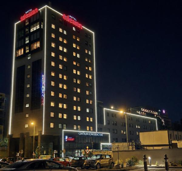 A la foto es mostra l'objecte Great Polonia Silesian Economy Hotel situat a la ciutat de Katowice.