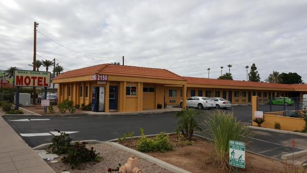 Na foto é possível ver o objeto Mesa Oasis Inn & Motel localizado na cidade de Mesa.
