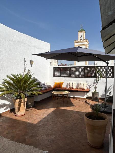 På billedet ses objektet Riad Dar Lina Logement entier beliggende i byen Rabat.