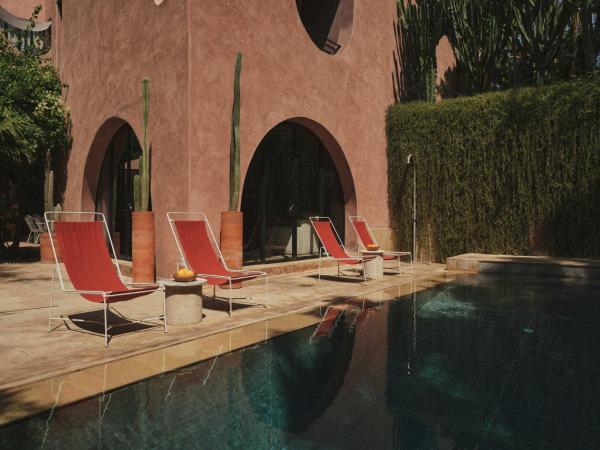 En la foto se muestra el objeto Maison Brummell Majorelle ubicado en la ciudad de Marrakech.