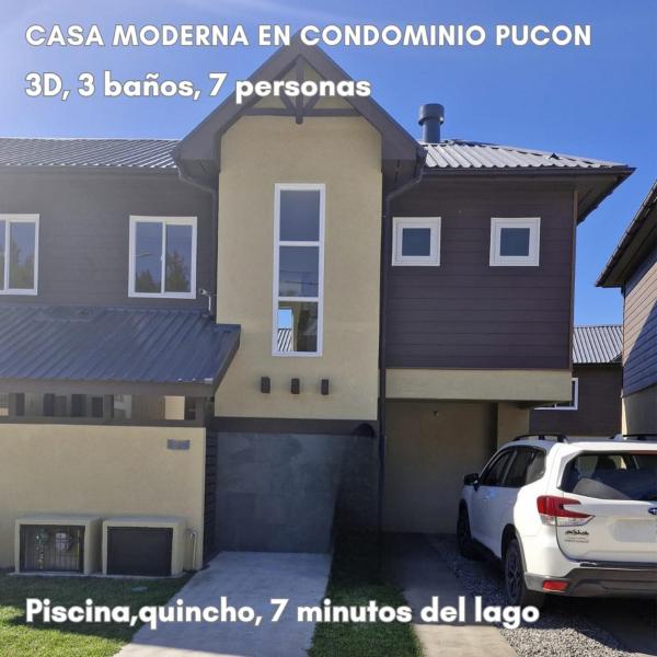 Hermosa Casa En Condominio En Pucón Para 7 Personas - Pucón