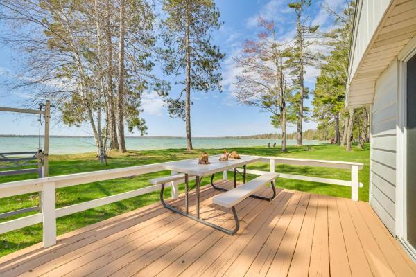 Dock + Fire Pit: Lakefront Lewiston Escape! - Michigan