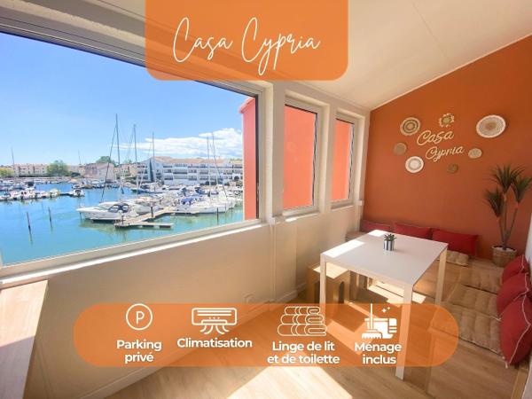 Casa Cypria - Vue Lagune - Piscine - Parking Privé - Elne