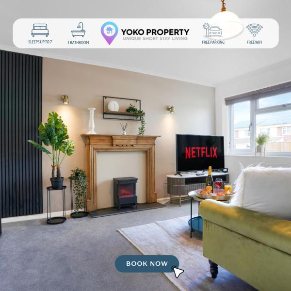 Stylish House - Excellent Location - Free Parking, Free Wifi, Smart Tv And Private Garden By Yoko Property - Coventry