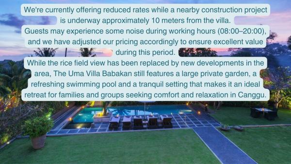 The Uma Villa Canggu By Adam Jyota Management - Canggu