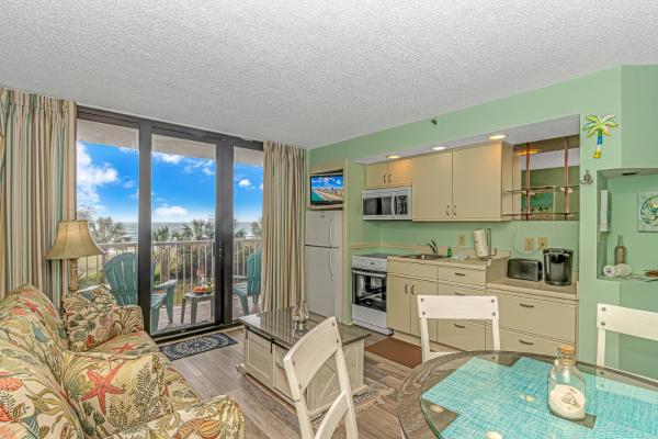Beach Colony Resort Unit 208, Beautiful Oceanfront Condo, 1 Bedroom, 1 Bath Perfect For 6 - Myrtle Beach, SC