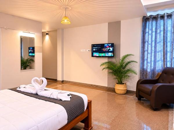 På billedet ses objektet Revive Inn Pondy - Rooms & Villa beliggende i byen Villianur.