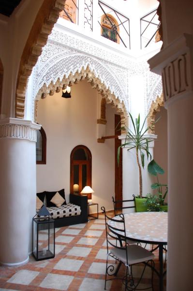 La photo montre l'objet Riad Dar Soufa situé dans la ville de Rabat.