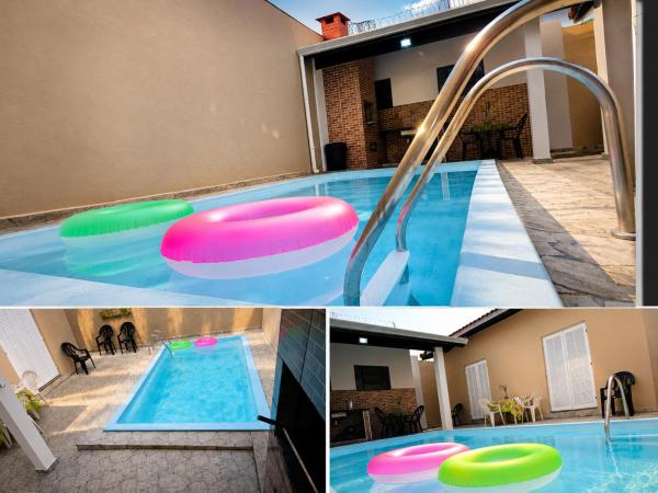 Casa Maravilhosa, Pé Na Areia Com Piscina, ÁRea Gourmet Com Churrasqueira Em Deck Coberto Frente A Piscina, Mesa De Bilhar, 4 Quartos Confortáveis, Sendo 2 Suítes, Cozinha Americana E Sala De Jantar, Ampla Garagem Para 6 Carros - Mercado Na Rua Da Casa - Praia Grande