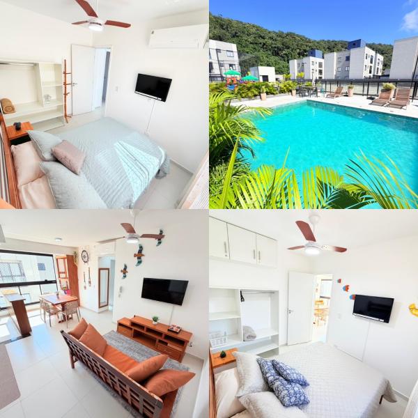 Safir Beach Caioba Apto 2 Quartos Com Piscina - Guaratuba