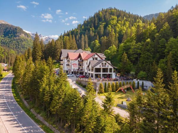 A la foto es mostra l'objecte Piscul Negru Hotel - Transfagarasan situat a la ciutat de Cumpăna.
