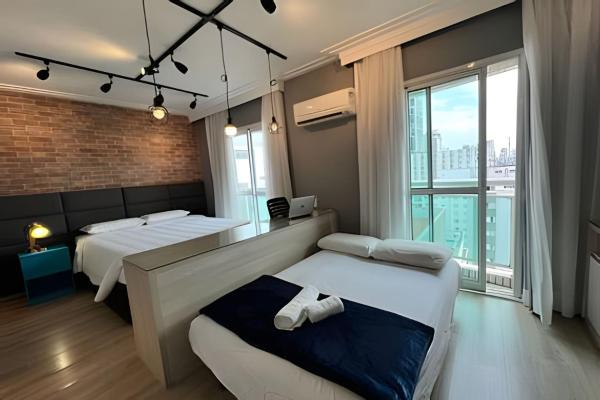 Flat Moderno C/ Vista Próx. Puc, Allianz, Pacaembu - São Paulo