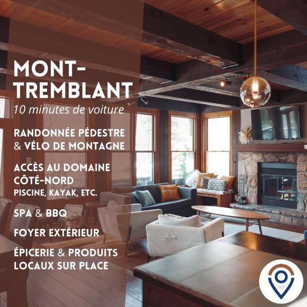 Chic Log Chalet With Hot Tub - Mont-tremblant North Side By Reserver.ca - Laurentides