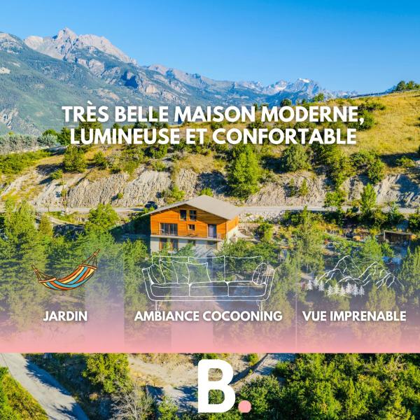 Très Belle Maison Spacieuse Et Lumineuse, Vue Sur La Station De Risoul Et De Vars - Risoul