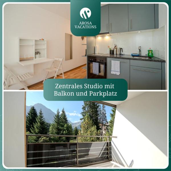 A la foto es mostra l'objecte Alexandra 120 by Arosa Vacations, Renoviertes Studio mit Bergblick & Parking im Zentrum situat a la ciutat de Arosa.