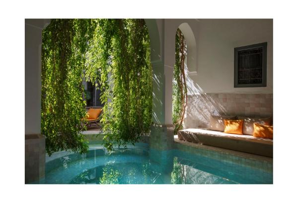 En la foto se muestra el objeto Dar Titrit ubicado en la ciudad de Marrakech.