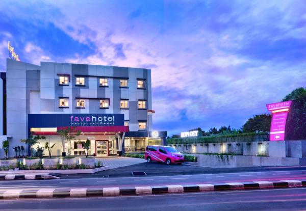 Op de foto is het object favehotel Margonda te zien, gelegen in de stad Rawageni.