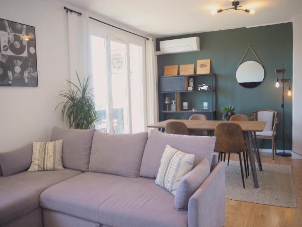 T2 style industriel avec balcon, Toulouse