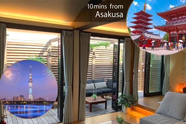 A la foto es mostra l'objecte KandoStay 浅草EASTテラス situat a la ciutat de Tòquio.