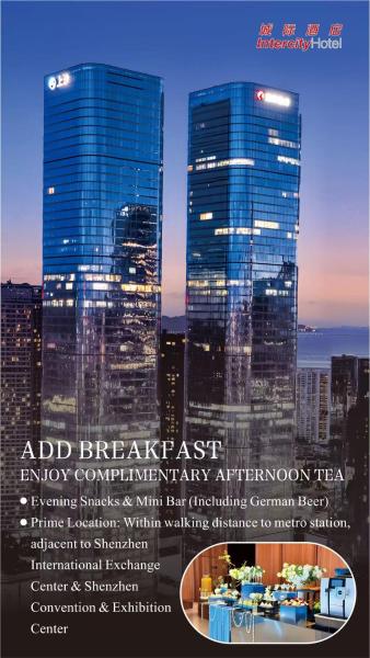A la foto es mostra l'objecte Intercity Hotel Futian Bin He Zhongzhou Bay situat a la ciutat de Shenzhen.
