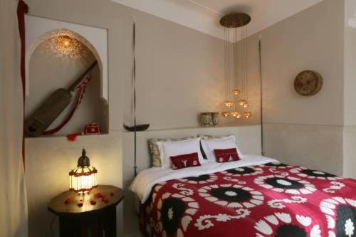 En la foto se muestra el objeto Riad Dar Ayur ubicado en la ciudad de Marrakech.