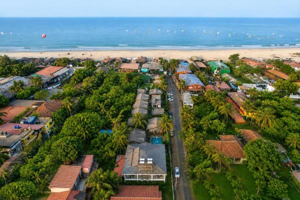 A la foto es mostra l'objecte Foxoso Aaristo Baga Beach Resort situat a la ciutat de Calangute.