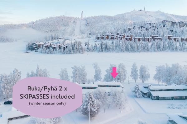 Talviranta - Lakefront Cottage - Ruka-pyhä 2x Skipasses Included - Free Skibus Doorstep - Ruka
