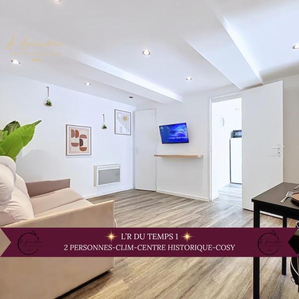L'r Du Temps 1 - Studio Cosy, Clim, Centre-ville, 2 Personnes, 1 Lit - Istres