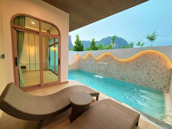 På billedet ses objektet The Apex private pool villa Krabi beliggende i byen Ban Klang.