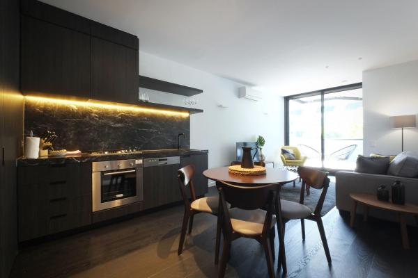 写真にはメルボルン市にあるTurnkey Accommodation-North Melbourneが写っています。