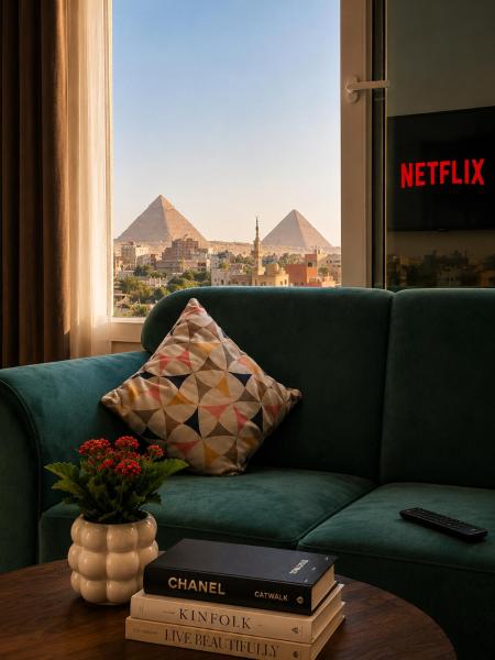 A la foto es mostra l'objecte La Veranda Pyramids View Hotel situat a la ciutat de El Caire.